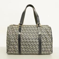 Fendi Zucchino Nylon Canvas Navy Handbag for Women