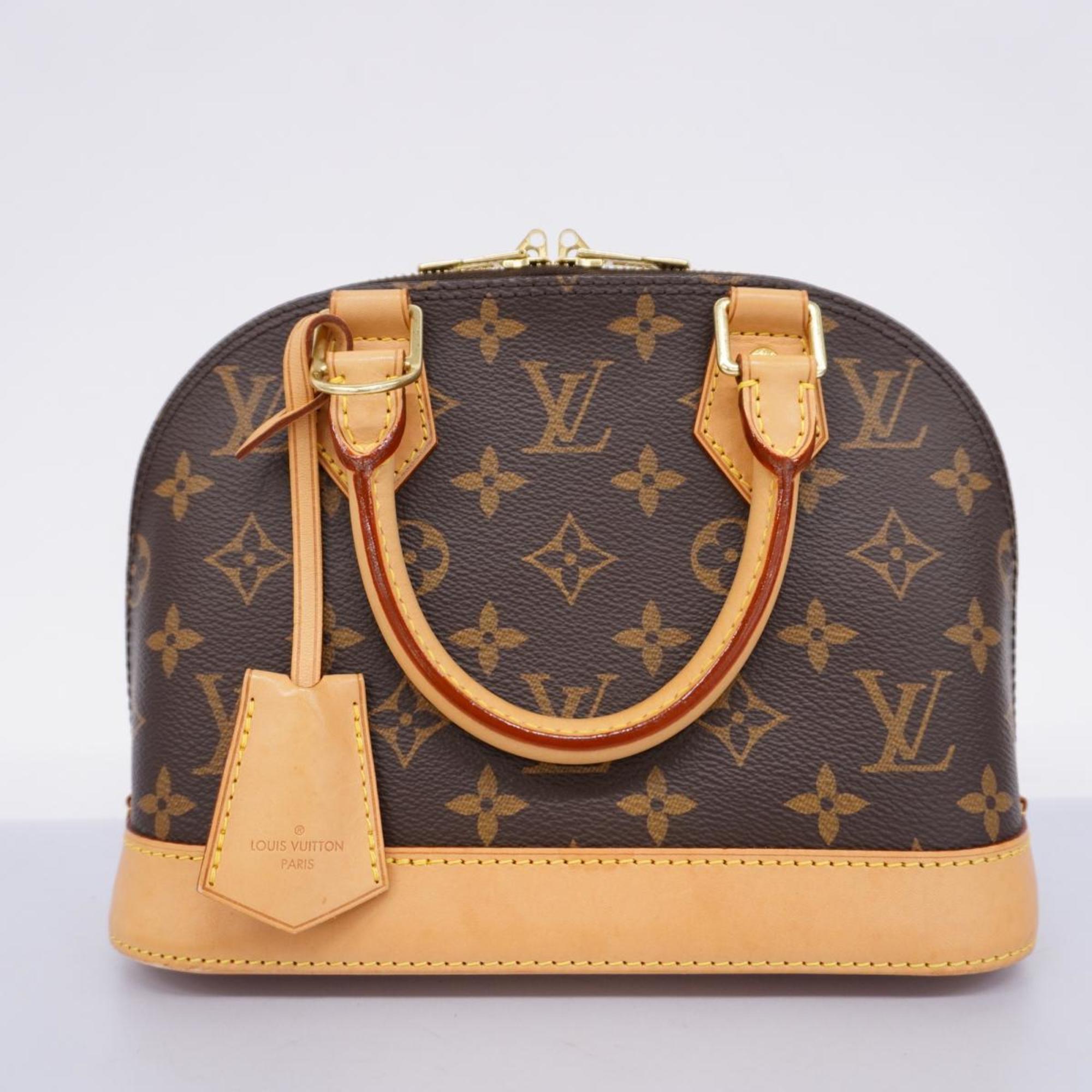 Louis Vuitton Handbag Monogram Alma BB M46990 Brown Ladies