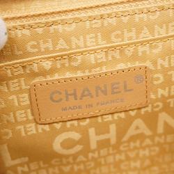 Chanel Shoulder Bag Matelasse 2.55 W Chain Lambskin Beige Women's