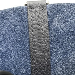 Hermes Picotin Lock MM 22 Handbag Taurillon Clemence Blue Nuit Y Stamp