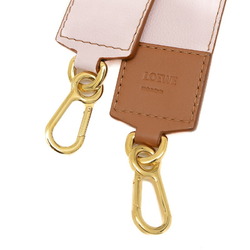 Loewe Anagram Shoulder Strap Leather Pink Brown