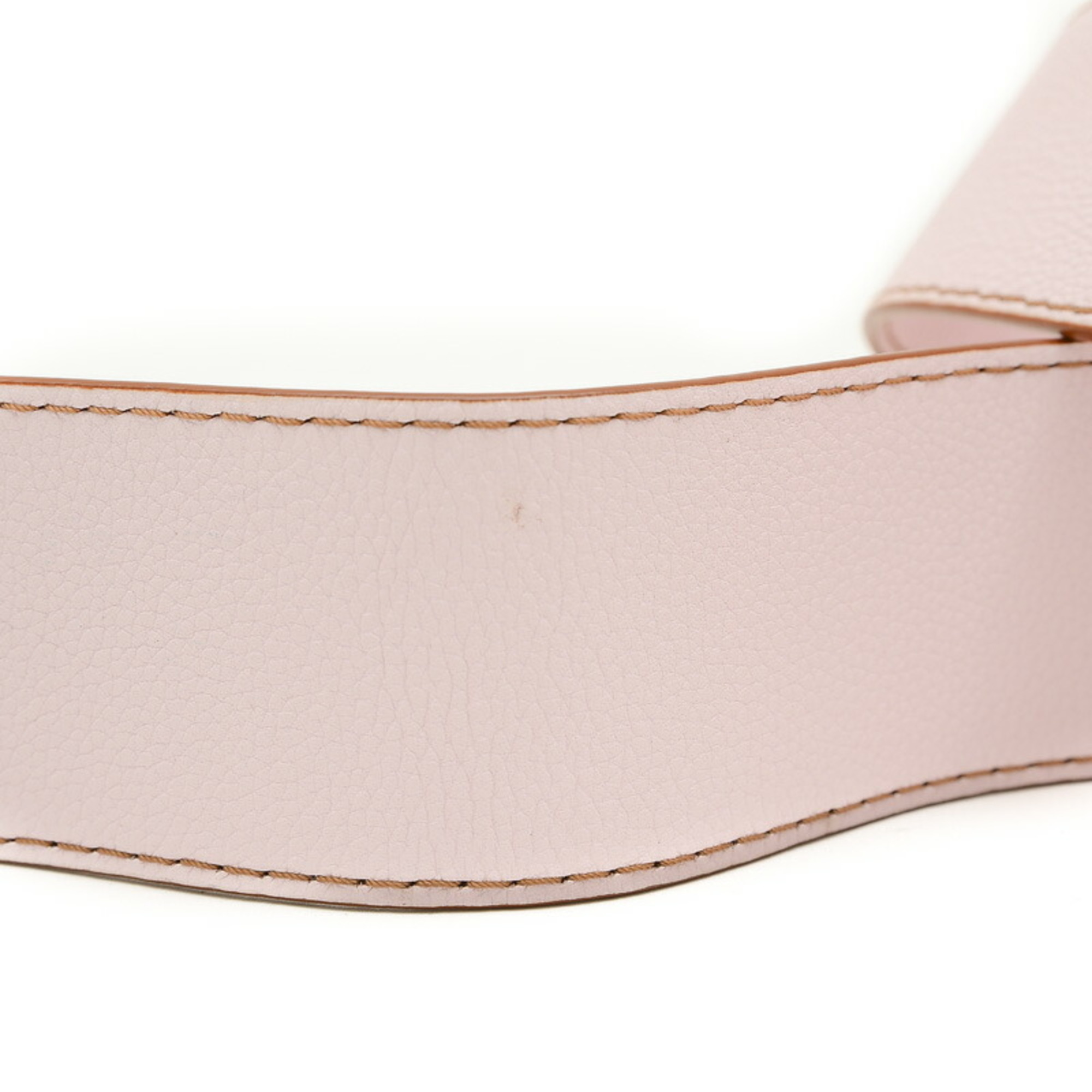 Loewe Anagram Shoulder Strap Leather Pink Brown