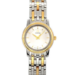 OMEGA De Ville Prestige Two-tone 4370 31 Ladies' Watch Silver YG Yellow Gold Quartz