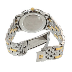 OMEGA De Ville Prestige Two-tone 4310 31 Men's Watch Date Silver YG Yellow Gold Quartz