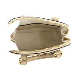 GUCCI Horsebit 1955 GG Supreme 2way Hand Shoulder Bag Leather Beige 677212