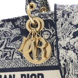 Christian Dior Dior Lady D-Lite Medium 2-Way Bag Toile de Jouy Reverse Embroidery