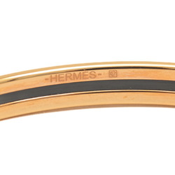 Hermes Uni Bangle Bracelet Gold Rose Sandre