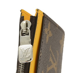 Louis Vuitton Monogram Macassar Coin Card Holder Business Holder/Card Case Jaune Mat Wallet M82910