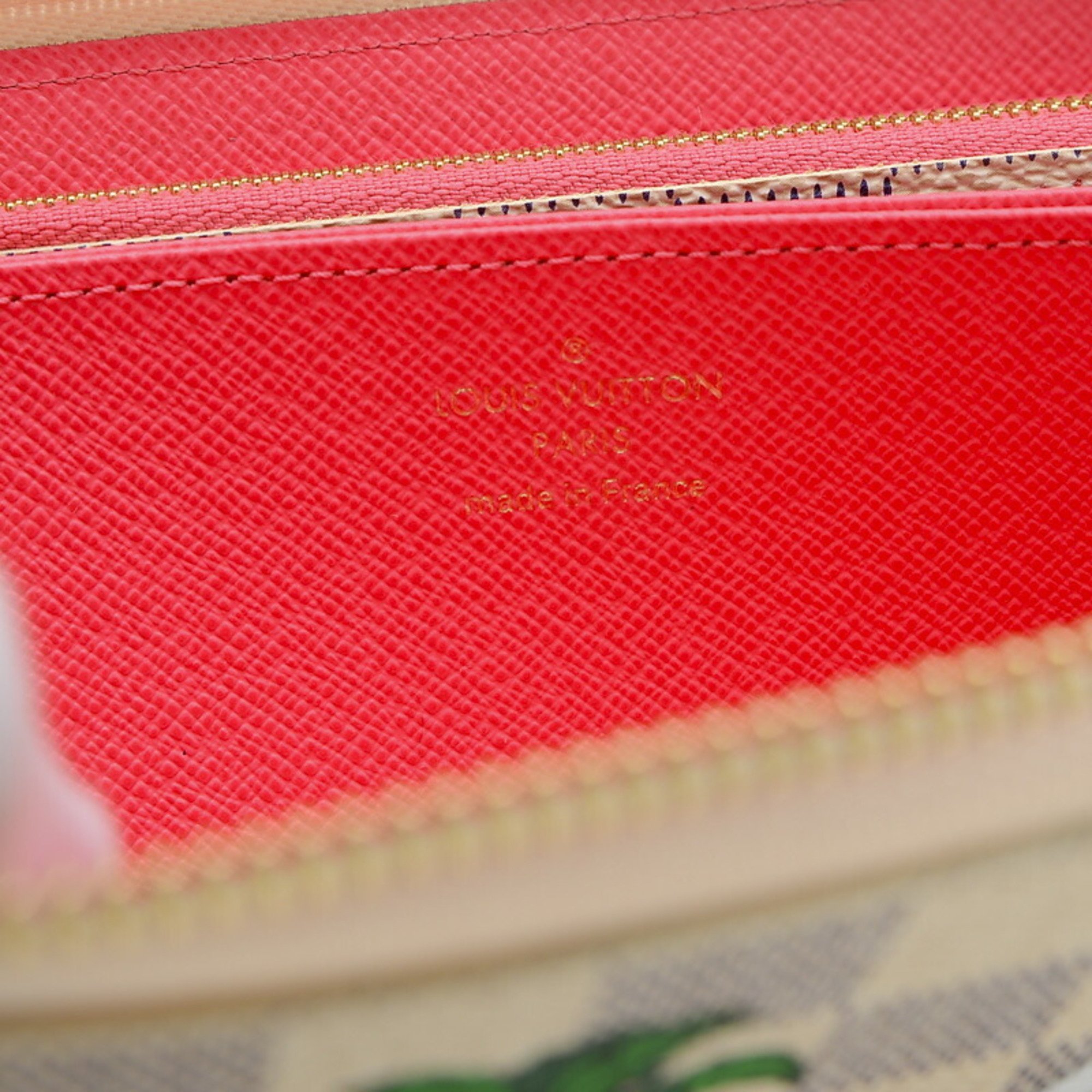Louis Vuitton Damier Azur Vivienne Holiday Zippy Wallet Long N40507