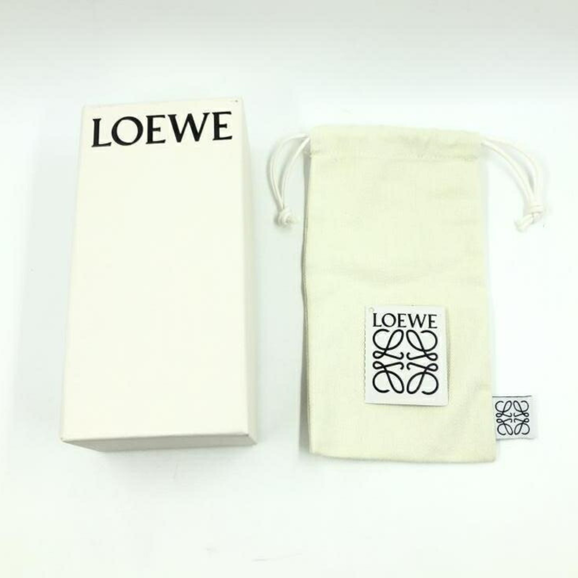 LOEWE Anagram Leather Snap Bracelet