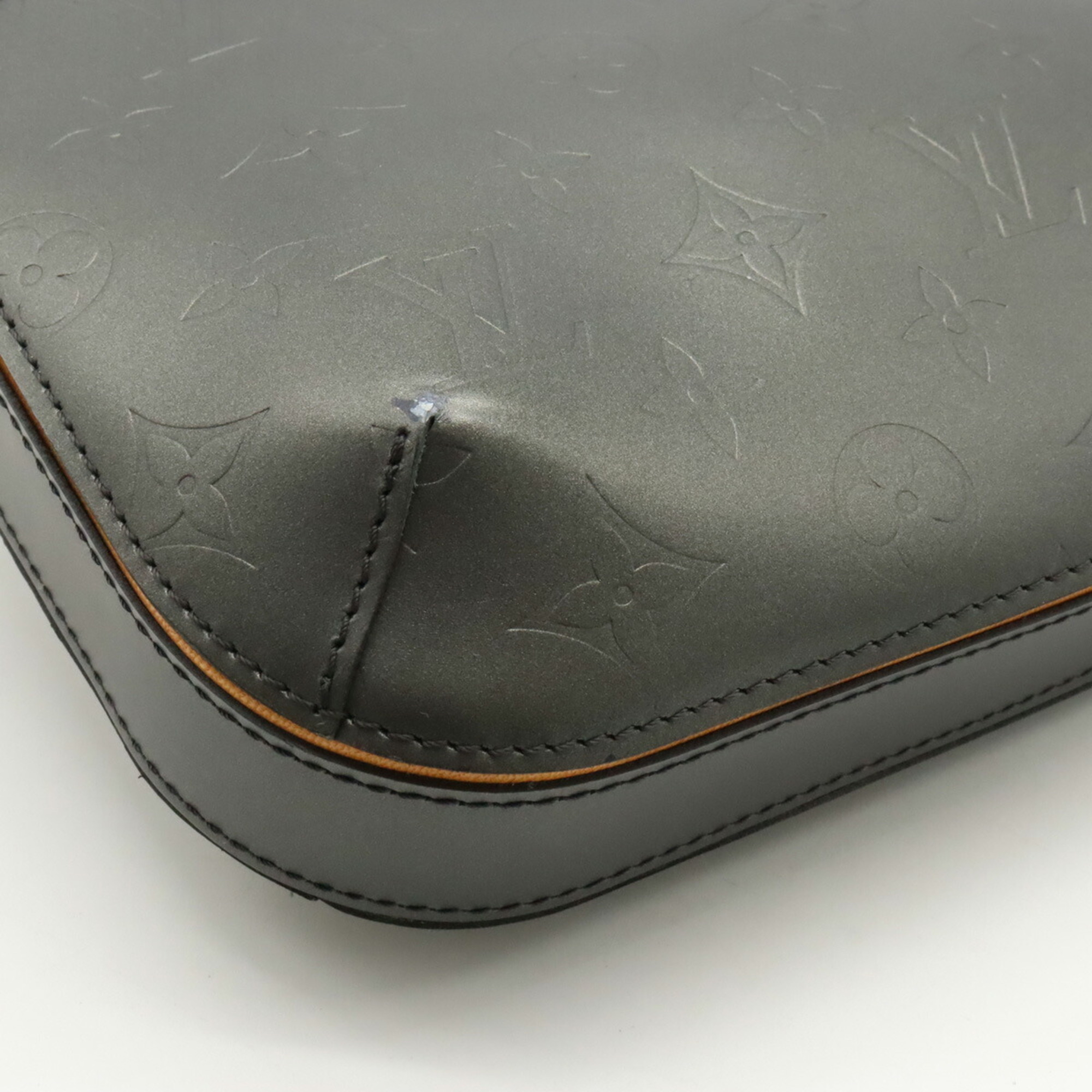 LOUIS VUITTON Louis Vuitton Monogram Matte Fowler Shoulder Bag Leather Noir Black M55142