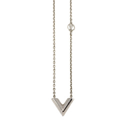 Louis Vuitton Essential V Necklace, Silver, M63197 Necklace