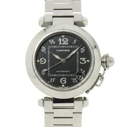 Cartier Pasha C W31043M7 Boys' Watch Date Black Automatic Self-Winding
