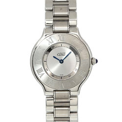 Cartier Must 21 Vantian W10110T2 Boys' Watch Silver Quartz Must21
