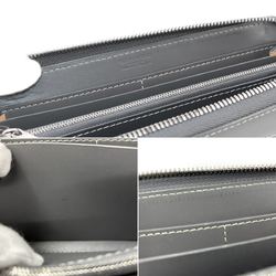 GOYARD Matignon Zip GM Round Long Wallet Leather Grey APMZIP