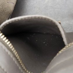 SAINT LAURENT PARIS YSL Yves Saint Laurent Y-Line Petit Cabas Handbag Leather Grey 311210