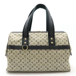 LOUIS VUITTON Louis Vuitton Monogram Josephine GM Handbag Tote Bag Canvas Leather Blue M92211