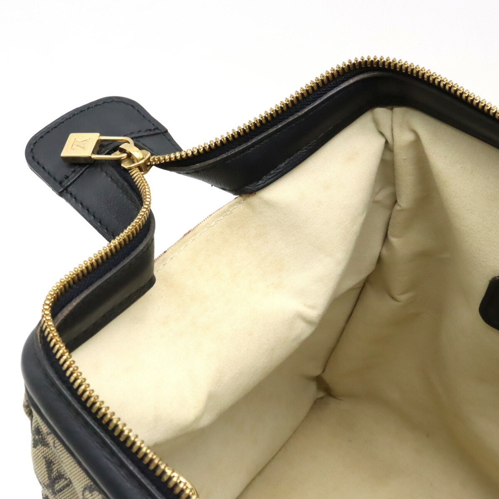 LOUIS VUITTON Louis Vuitton Monogram Josephine GM Handbag Tote Bag Canvas Leather Blue M92211