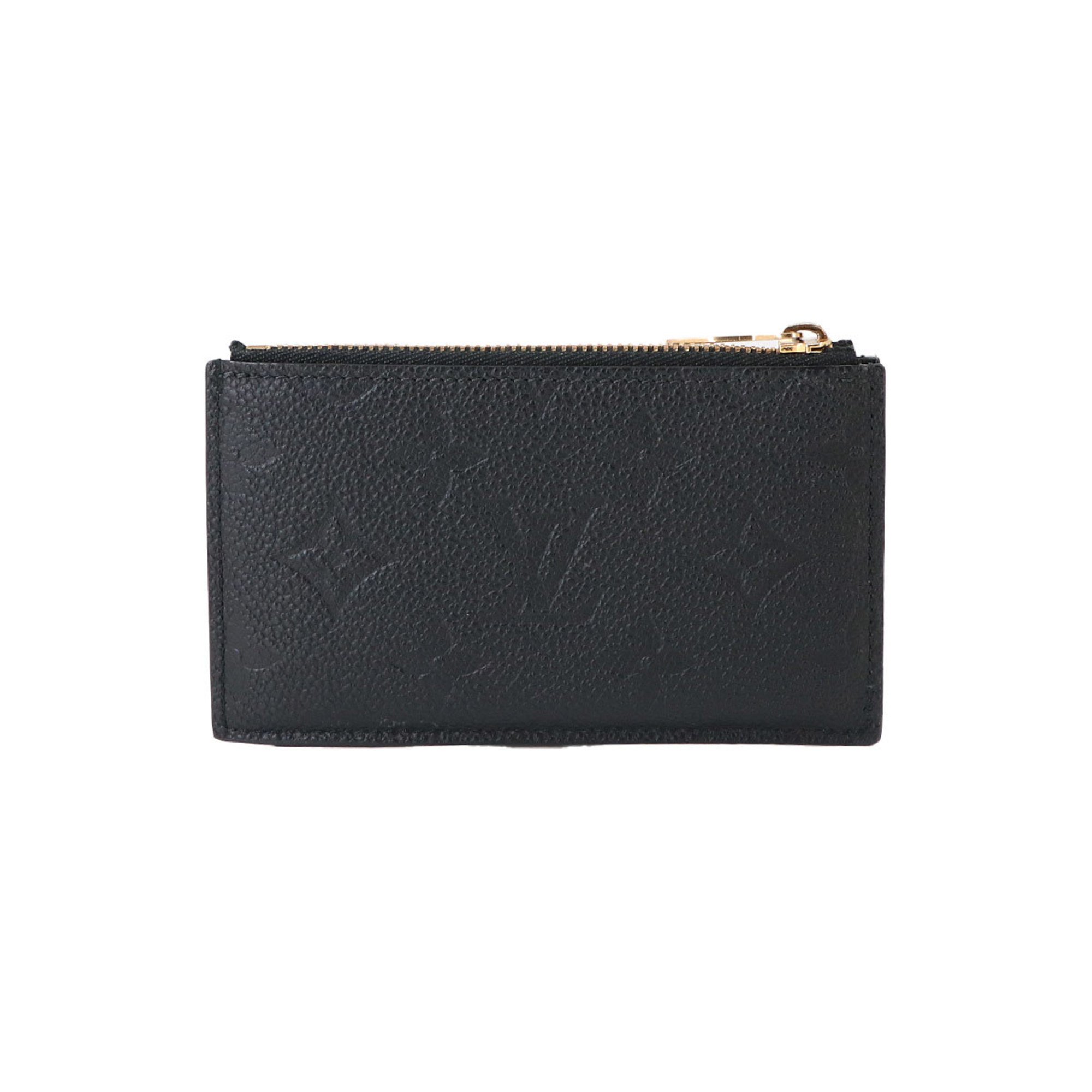 Louis Vuitton LOUIS VUITTON Monogram Empreinte Porto Cult Zip Business Card Holder/Card Case Wallet/Coin Noir M68339 RFID