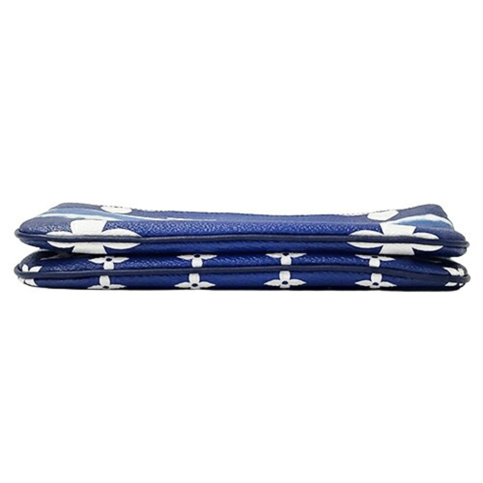 Louis Vuitton LOUIS VUITTON Bag LV Escale Women's Shoulder Pochette Double Zip Blue M69124 Chain Compact