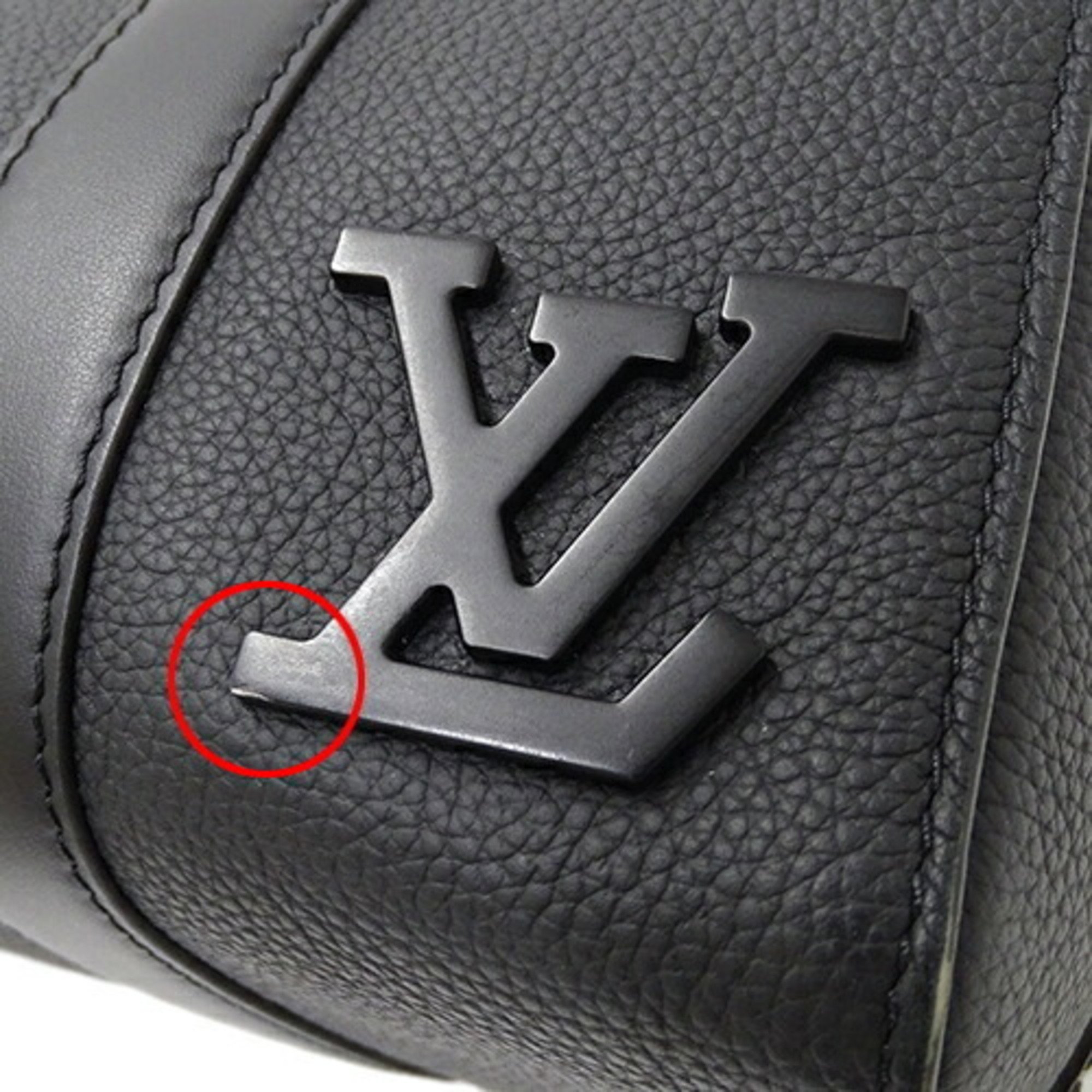 Louis Vuitton LOUIS VUITTON Bag New Classics LV Aerogram Men's Shoulder City Keepall Noir M59255 Black
