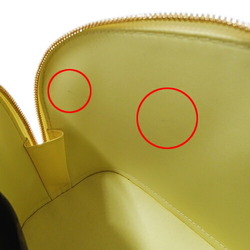 Louis Vuitton LOUIS VUITTON Bag LV Remix Monogram Vernis Women's Handbag Shoulder 2way Alma BB Chic Yellow M24063 Compact