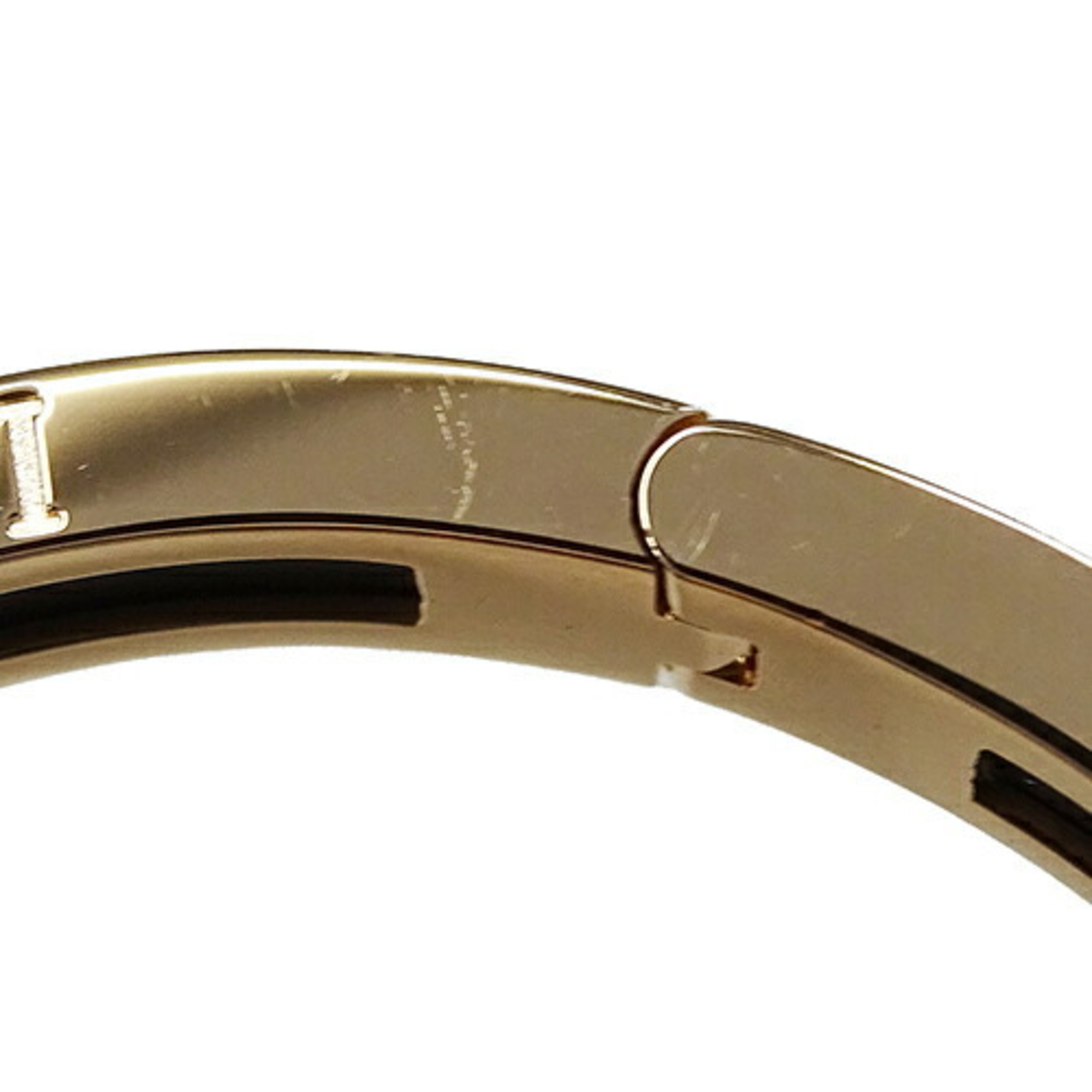 BVLGARI Bracelet for Women and Men, Bangle, 750PG, Black Matte Ceramic, B-zero1, Pink Gold, 358058, Medium Size, Polished