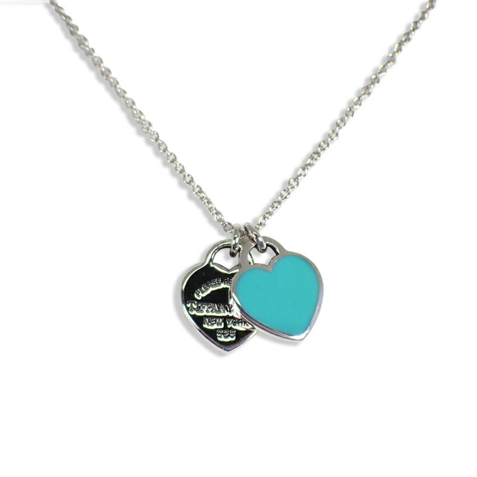 TIFFANY 925 Enamel Return to Tiffany Heart Tag Pendant