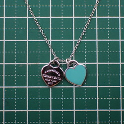 TIFFANY 925 Enamel Return to Tiffany Heart Tag Pendant