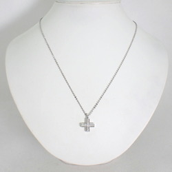BVLGARI Bulgari 750WG Diamond Latin Cross Pendant Necklace
