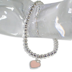 TIFFANY 925 enamel return to ball chain bracelet