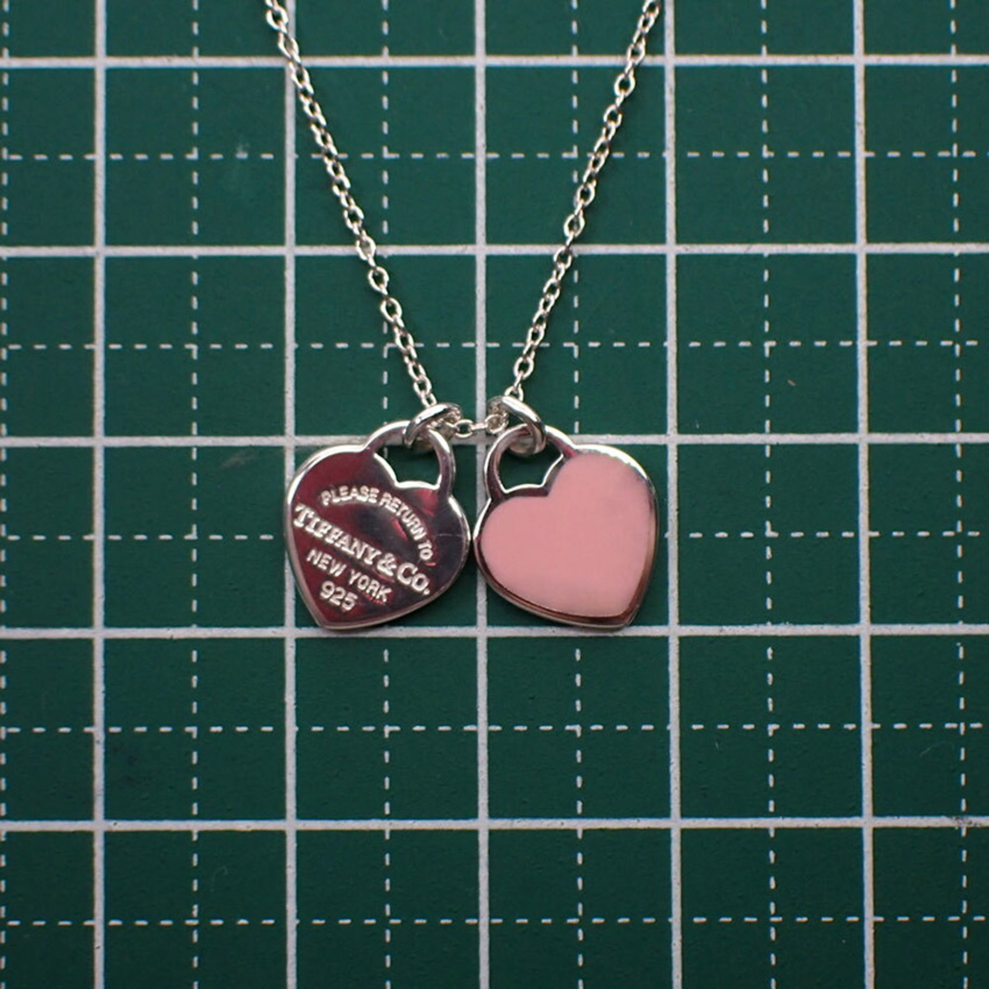 TIFFANY 925 Enamel Return to Tiffany Heart Tag Pendant