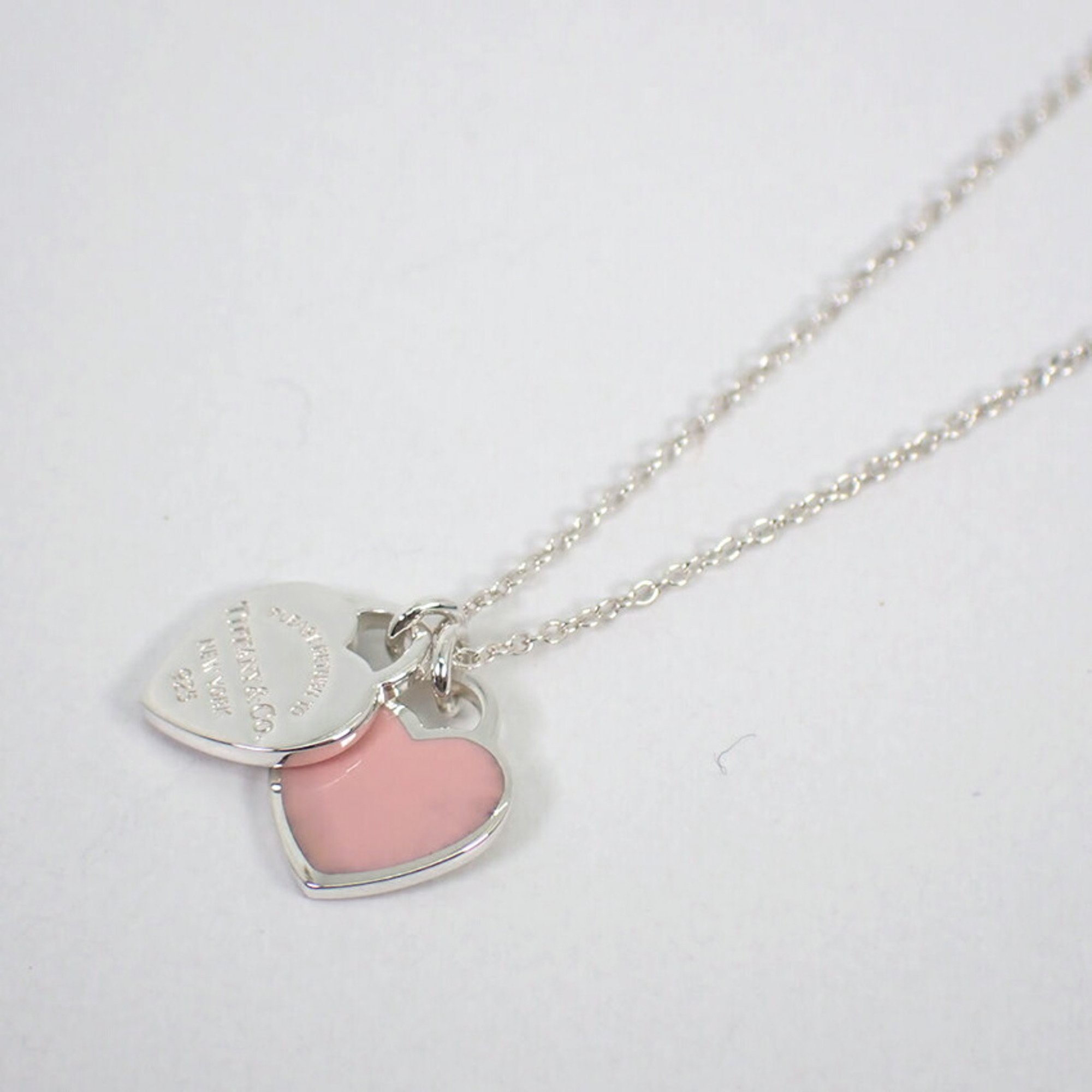 TIFFANY 925 Enamel Return to Tiffany Heart Tag Pendant