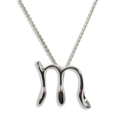 TIFFANY 925 Initial M Long Pendant Necklace