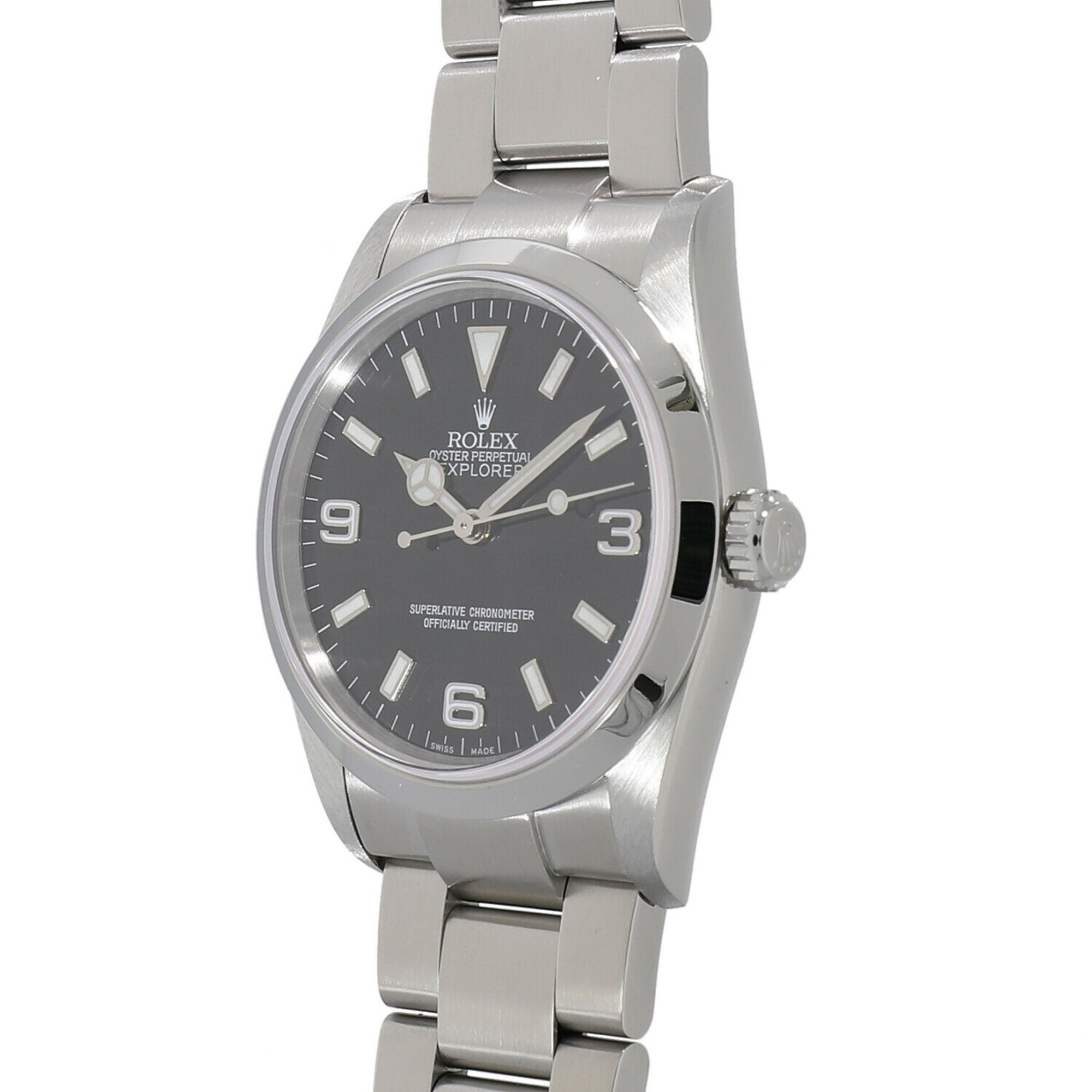Rolex Explorer I 114270 Black Men's Watch