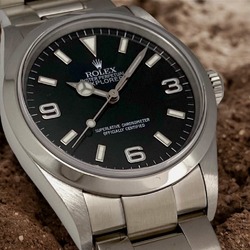 Rolex Explorer I 114270 Black Men's Watch