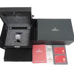 OMEGA Speedmaster Professional Limited Edition Moonwatch 39.7mm Watch CK2998 Silver Leather Strap Men's