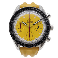 OMEGA Speedmaster Racing Schumacher Limited Edition 39mm Watch 3810.12.40 Yellow Leather Strap Men's Automatic