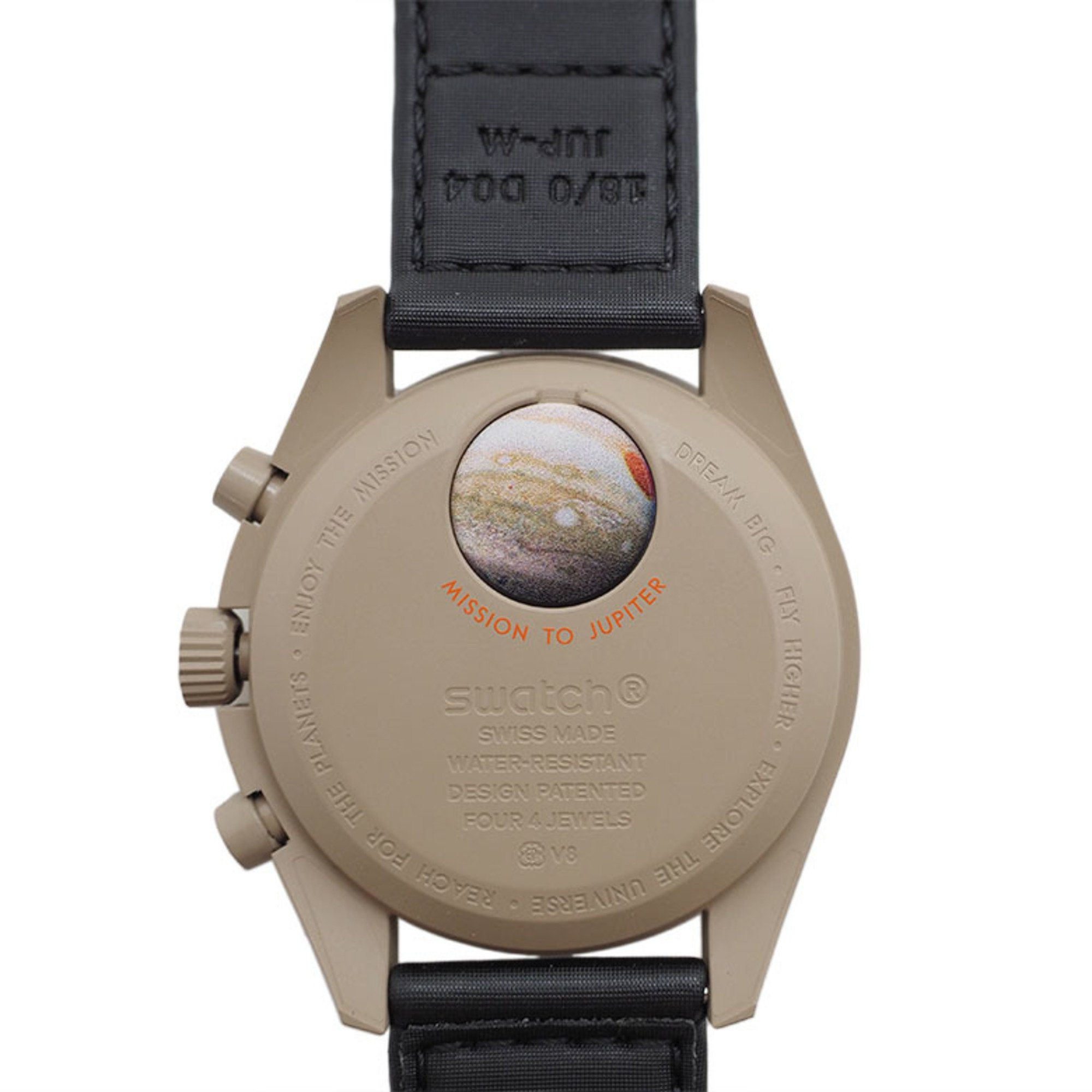 OMEGA Swatch MoonSwatch Mission to Jupiter Beige Watch SO33C100 Quartz Men's OMEGAxSWATCH