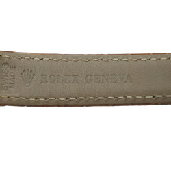 Rolex Cellini 26MM Watch 5109 Gold K Series K18YGxMother of Pearl Leather Strap Ladies Quartz ROLEX