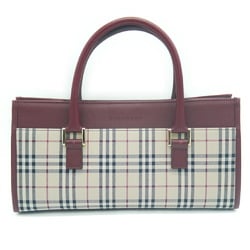BURBERRY Nova check pattern handbag