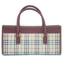 BURBERRY Nova check pattern handbag