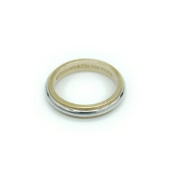 TIFFANY & Co. Tiffany K18/Pt950 Milgrain Band Ring 18K Platinum Size 9