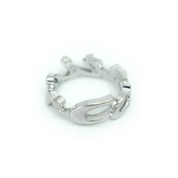 Cartier Signature Ring K18WG 18K White Gold Size 8 48