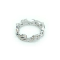 Cartier Signature Ring K18WG 18K White Gold Size 8 48