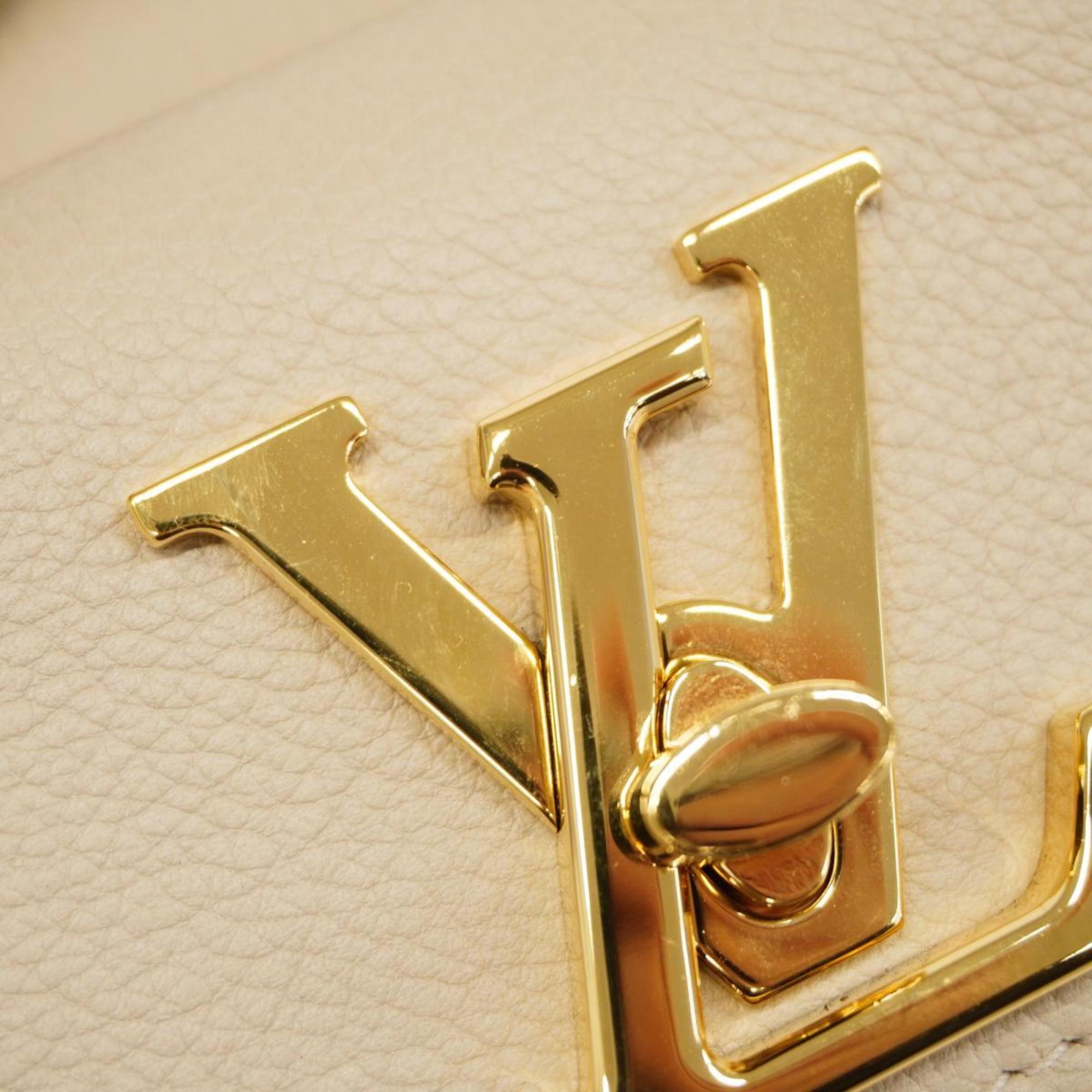 Louis Vuitton Handbag Lockme Bucket NV M57688 Greige Women's