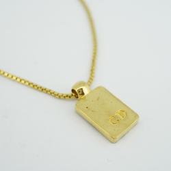 Christian Dior Necklace Trotter GP Plated Gold Women's