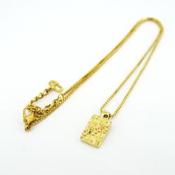 Christian Dior Necklace Trotter GP Plated Gold Women's