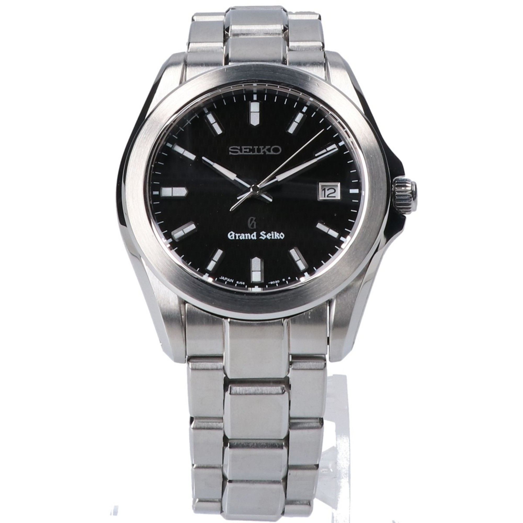 Grand Seiko 8J56-8020 Date Quartz Watch Silver Men's