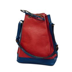 Louis Vuitton Shoulder Bag Epi Bicolor Noe M44084 Toledo Blue Castilian Red Ladies